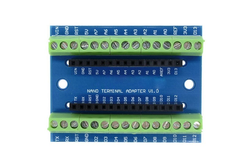 NOYITO Terminal Adapter IO Shield for Nano V3.0 AVR ATMEGA328P-AU Module Board - Pack of 2 - Image 2